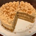 クックぷりん＠'s cooksnap of when they made プラリネとカフェキャラメルのケーキ.