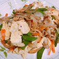 しょーばお's cooksnap of when they made 豚肉とスナップエンドウと玉ネギの玉子炒め.