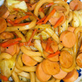 suzuna＊'s cooksnap of when they made ぽん酢と黒胡椒だけ！焼きうどん♪.