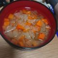 ☆ペコ助☆'s cooksnap of when they made 茅乃舎の野菜だしであったか野菜スープ☆.