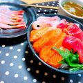 toshi♫'s cooksnap of when they made サーモンと万能ねぎの丸鶏ナムル.