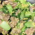月の影と海's cooksnap of when they made 山椒が美味しい♪豚肉と青梗菜の炒めもの.