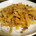 norute's cooksnap of when they made 春大根と豚コマの甘辛炒め.
