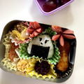 LuckyBerry's cooksnap of when they made ♡キャラ弁 簡単 おにぎりくん♡.