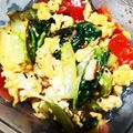 れいこうじ's cooksnap of when they made ロメインレタスと卵のマヨネーズソテー.