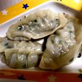 ひめじょ。's cooksnap of when they made 餃子(チンゲン菜とニラ入り).