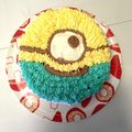 ☆Sweden☆'s cooksnap of when they made ミニオンケーキ ミニオン ケーキ.