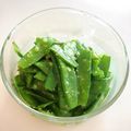 ちゃぴ♥'s cooksnap of when they made さやえんどうのゴマ味噌和え.