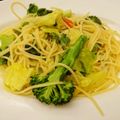 クックCPMN☆'s cooksnap of when they made レンチン♥ベーコンと水菜のカレー焼きそば.