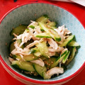 みるめ768's cooksnap of when they made きゅうりと蒸し鶏の塩胡麻油和え.