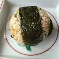 キッチンMie's cooksnap of when they made セロリの葉と鰹節の甘辛混ぜ込みおにぎり.