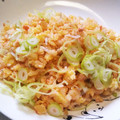 amm46's cooksnap of when they made 昔懐かしい明太子としらすの焼き飯.