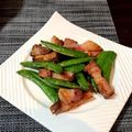 misatona's cooksnap of when they made スナップえんどうとベーコンのオイマヨ炒め.