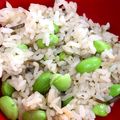 ♡ぷーさん♡'s cooksnap of when they made 簡単！枝豆の塩昆布炊き込みご飯.