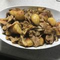haruroku's cooksnap of when they made お酢が入った豚肉とじゃがいもの甘辛炒め♡.