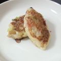 ちびひめたん's cooksnap of when they made ☆手づかみ食べに☆お豆腐ホットケーキ☆.