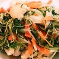 ゆいりこのおと's cooksnap of when they made 鶏むね肉と水菜の塩ガーリック炒め.