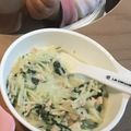 ゆうこ55's cooksnap of when they made 離乳食！牛乳使用！鮭のクリームパスタ☆.