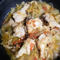 クックQOLJLW☆'s cooksnap of when they made 手羽元と白菜のトマト煮.