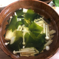 MEGU☆M's cooksnap of when they made えのきとわかめのすまし汁♪.