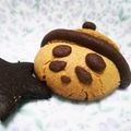 SaoriMathu's cooksnap of when they made パンダクッキー.