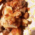 ノースのんのん's cooksnap of when they made たらとレンコンのオイスタートマト煮.