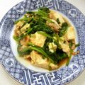 あっこ姉's cooksnap of when they made 豆腐とほうれん草炒め.