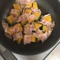 クックZ8J4H4☆'s cooksnap of when they made かぼちゃとベーコンの塩煮.