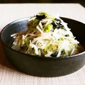 kebeibiko's cooksnap of when they made 大根とネギの中華サラダ.