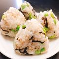 Rika☆Rin's cooksnap of when they made 枝豆と塩昆布のもち麦入り混ぜご飯.