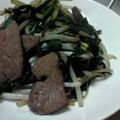 ＨＡＬ。's cooksnap of when they made 簡単レバニラ炒め.