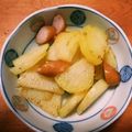 Noa1112's cooksnap of when they made ウインナーとじゃがいも炒め♪正油バター味.