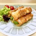 はらぺこしろうさぎ's cooksnap of when they made 簡単！スナップエンドウのチーズ肉巻き.