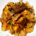 ёdey2upё's cooksnap of when they made さつまいもと長芋のみそいため.