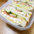 そらてんママ's cooksnap of when they made クラブサンド風　たまごサンド.