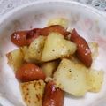 クック6DDPP8☆'s cooksnap of when they made じゃがいもとウインナーのマヨネーズソテー.