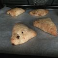 わたあめなべ's cooksnap of when they made バター不使用のバナナチョコチップスコーン.
