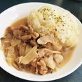 ふか谷's cooksnap of when they made ヨーグルトで♪気軽にヘルシーストロガノフ.
