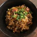 喜八＆Hacchi's cooksnap of when they made 簡単！焦がし醤油が香ばしい♪黒チャーハン.