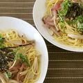 ヌーシ's cooksnap of when they made 茸の醤油バター～和風パスタ～.