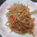 kotohime00's cooksnap of when they made ごぼうとにんじんのきんぴら.