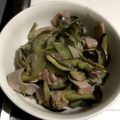 優輝光's cooksnap of when they made 簡単おかず！茄子とベーコン炒め.