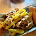 GoGo島みかん's cooksnap of when they made 豚肉とじゃが芋の焼肉タレ炒め.