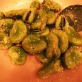 hhh1214's cooksnap of when they made 空豆のパルミジャーノレッジャーノ和え.