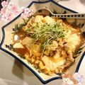 マホイ族の村長's cooksnap of when they made 豚肉と豆腐の卵とじ.