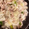 クックA8DSWN☆'s cooksnap of when they made 豚バラ塩麹と春野菜炒め.