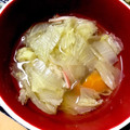 夕飯は６時です's cooksnap of when they made とろとろ白菜と生姜春雨スープ♪.
