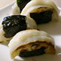 maruru-nn's cooksnap of when they made れんこんとすり身の海苔巻き.