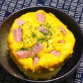 nosso's cooksnap of when they made 簡単蒸しパン カレー風味.