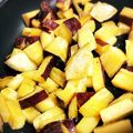 こうたん1004's cooksnap of when they made ホクホク簡単！揚げない大学いも*お弁当に.